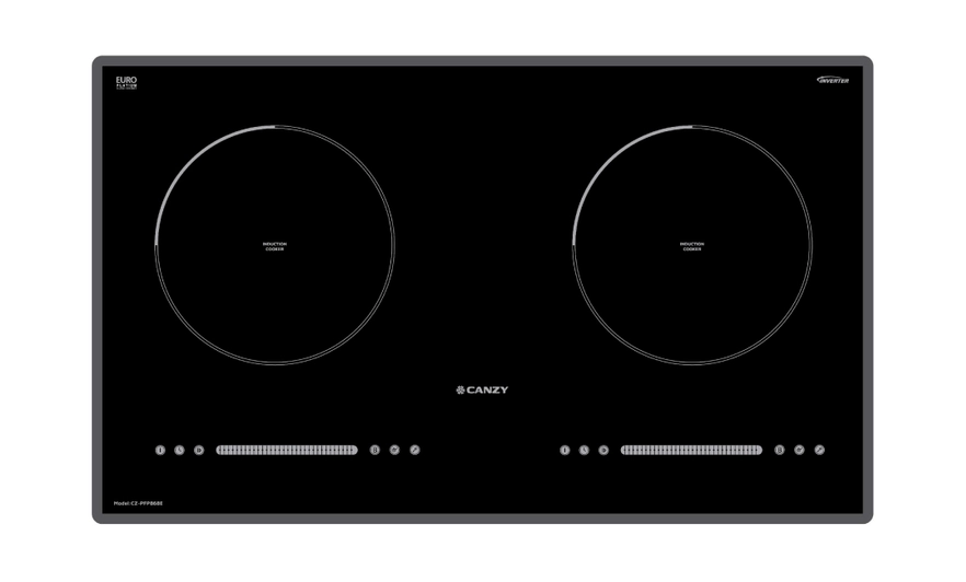 Bếp từ Canzy 2 vùng nấu PFP868E